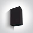 ONE LIGHT 67398A/B/W Pellene 2 czarny kinkiet LED 3000K 2x3W IP54