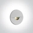ONE LIGHT 68070/W/W Kavasila biay wpust ścienny LED 3000K 1W 350mA IP65