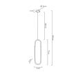Moosee MSE010100253 Lampa wisząca PUZO L złota