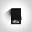ONE LIGHT 67138D/B/W Apostoli czarna zewnętrzna oprawa sufitowa 3000K 6W IP54