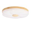 CANDELLUX 13-24947 FIORINO LAMPA SUFITOWA PLAFON DREWNIANY 24W LED 39CM BIAŁY+DREWNIANY 4000K