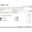 AZZARDO AZ1364 Jerry 1 12V (white)