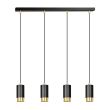 EMIBIG 817/4 LAMPA WISZĄCA FUMIKO 4 BL/GOLD