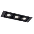 ANTIGO Lampa wpuszczana Muko 3 - Czarna 3314