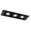 ANTIGO Lampa wpuszczana Muko 3 - Czarna 3314