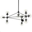 Step into Design ST-9047-10 transparent Lampa wisząca ASTRIFERO-10 transparentno czarna 90 cm