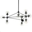 Step into Design ST-9047-10 transparent Lampa wisząca ASTRIFERO-10 transparentno czarna 90 cm