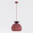 EMIBIG 1755/1 GEO 1 BURGUNDY BLACK Lampa wisząca