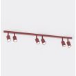 EMIBIG 1704/6 FLASH 6 BURGUNDY Lampa sufitowa