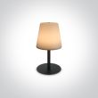 ONE LIGHT 61084/B Grewena czarna bezprzewodowa lampa stołowa IP44 3000K 2W czas ładowania 4h czas pracy 8h