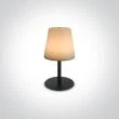 ONE LIGHT 61084/B Grewena czarna bezprzewodowa lampa stołowa IP44 3000K 2W czas ładowania 4h czas pracy 8h