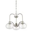 ELSTEAD Trilogy QZ-TRILOGY3-BN 3 Light Chandelier - Brushed Nickel