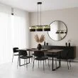 EMIBIG 1649/3 LUX 3 BL GOLD LAMPA WISZĄCA