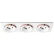 RENDL R13260 SHARM SQ III wpuszczana biała miedź 230V LED 3x10W 24° 3000K