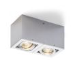 RENDL R10120 BERIT II aluminium 230V GU10 2x50W