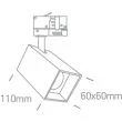ONE LIGHT 65105NAT/W Itamos biały track spot GU10 dark light 10W