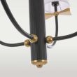 COSMOLIGHT Lampa wisząca BOW P04183BK