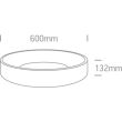 ONE LIGHT 62142N/AN/W Aidoni 3 plafon LED 3000K 42W antracyt