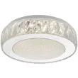 DAR AKE5208 AKELIA FLUSH SML ACRYLIC STAINLESS STEEL LED