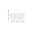 ZUMALINE C0528-05H-P7AC SERGIO LAMPA SUFITOWA CZARNA/BLACK