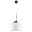 Step into Design 9969P/B white Lampa wisząca BOOM LED biało miedziana 35 cm