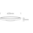 ONE LIGHT 62140FB/W/C Zigos biały plafon LED 4000K 40W