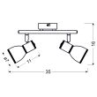 CANDELLUX 92-63373 FIDO LISTWA