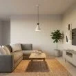 EMIBIG 1743/1 KLEVER 1 WHITE BLACK Lampa wisząca