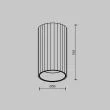 MAYTONI C106CL-01-GU10-B Calipso lampa sufitowa