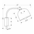 CANDELLUX 21-75475 LAMPA RUPI KINKIET 1X40W E27 PATYNOWY
