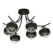 EMIBIG 1111/6 LAMPA SUFITOWA BOSTON 6 BLACK/STRIPE