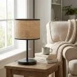 EMIBIG 1654/LN1 ECO LN1 BL RATTAN LAMPKA BIURKOWA