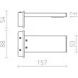 RENDL R10612 PARAGNA ścienna chrom 230V LED 5.7W IP44 3000K
