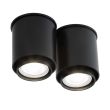 ANTIGO Plafon Iga 2 - Czarny (95 mm) 1116