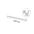 ANTIGO Lampa wpuszczana Hiate Line - Biała (1200 mm) 3000K 1829