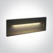 ONE LIGHT 68068C/AN/W Lapas 2 wpust ścienny antracyt LED 3000K 6W IP65