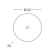 KOLARZ A1306.61XL.WM.SUNCU MOON lampa ścienna