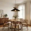 EMIBIG 1770/1 SOFTA 1 BLACK RATTAN Lampa wisząca
