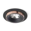 RENDL R13239 SHARM R I wpuszczana czarna/czarna miedź 230V LED 10W 24° 3000K