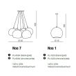 AZZARDO PL-6084-CH-WH / AZ1043 Noa 7 (chrome/white) Lampa wisząca