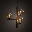 TK-LIGHTING 11095 ESTERA WOOD ORZECH BURSZTYN LAMPA WISZACA 3XG9