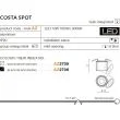 AZZARDO AZ2705 Costa Spot (white/white)