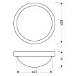 CANDELLUX 11-81926 RODA PLAFON 28 1X60W E27 ZŁOTY IP44