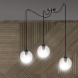 EMIBIG 936/3 LAMPA WISZĄCA GIGI 3 BL TRANSPARENT