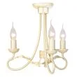 ELSTEAD OLIVIA OV3 IVORY/GOLD 3Lt Chandelier/Semi-Flush