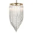 Step into design DP0339-400 gold Lampa wisząca WAVE złota 40 cm