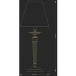 KUTEK ZOLA ZOL-LG-1(Z/A) lampka biurkowa mosiężna