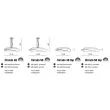 AZZARDO MD5657L-CH / AZ0988 Circulo 58 (chrome) Lampa wisząca