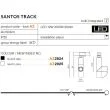 AZZARDO AZ2924 Santos track (black) reflektor 3-fazowy
