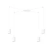 EMIBIG 525/4 LAMPA WISZĄCA TRAKER 4 WH/WHITE